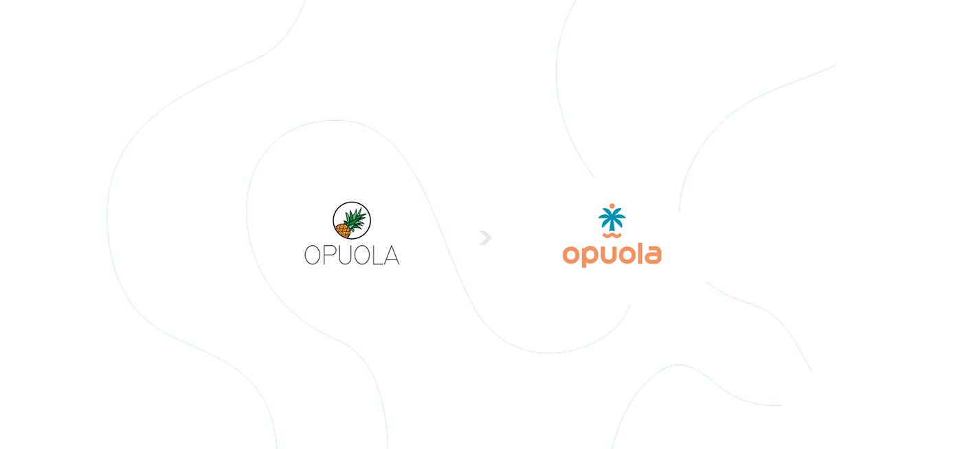 Opuola海滩启用新LOGO