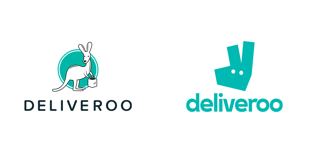 Deliveroo 新旧LOGO（2016） 