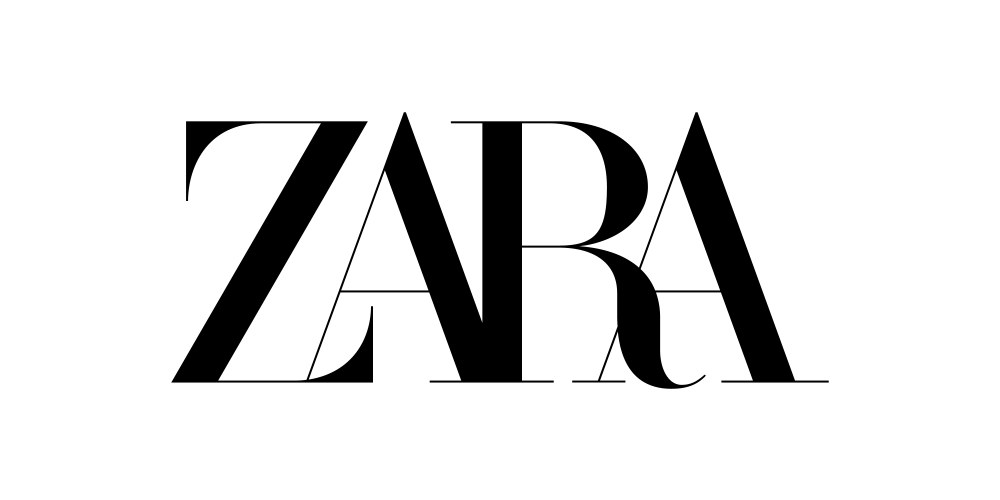 国际快时尚服装品牌Zara更换品牌LOGO