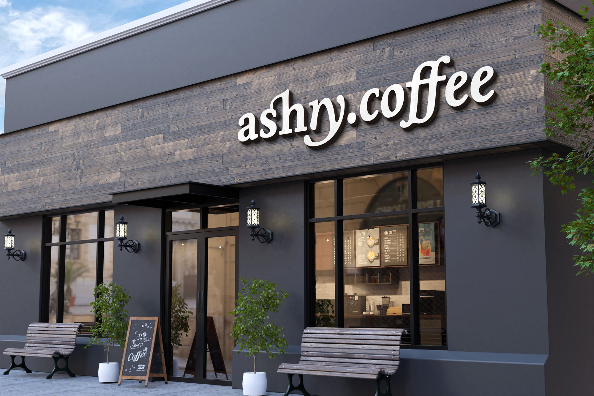 Ashtry Coffee 咖啡LOGO