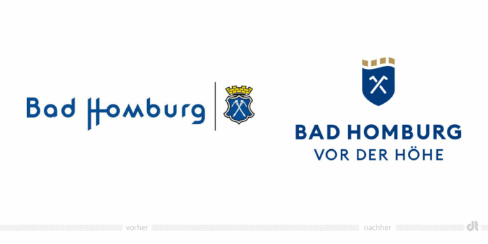 Bad Homburg 标志 - 之前和之后