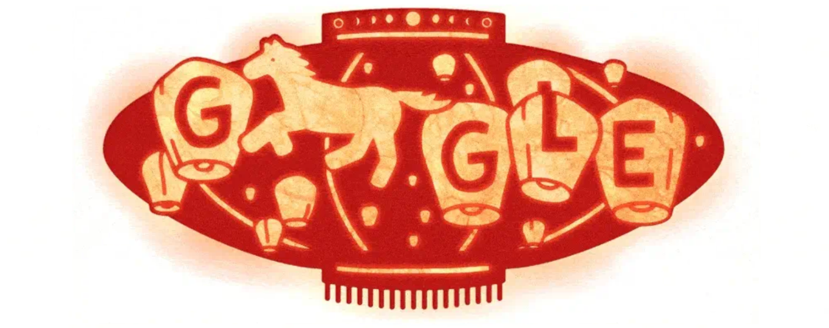 品牌形象设计解析：Google与必应元宵节海报的插画语言与视觉策略